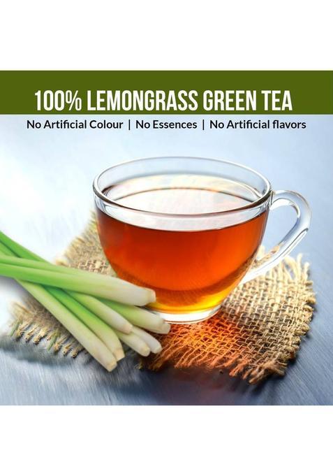 Vanalaya Lemongrass Green Tea For Relieving Anxiety Stress, Lowering Cholesterol Detox Tea Lemon Grass Green Tea Plastic Bottle (50 G)