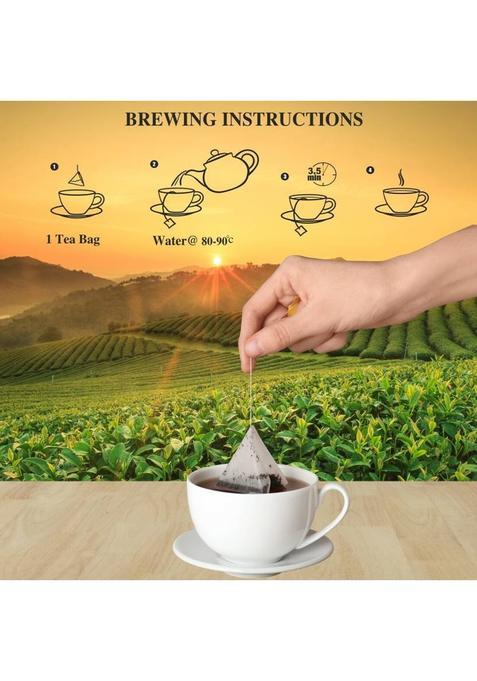 Sancha Happy Mind Tea|All Natural Herbs For Alert Mind|Indian Ginseng Tea|Caffeine Free Herbal Tea Tin (25 G)