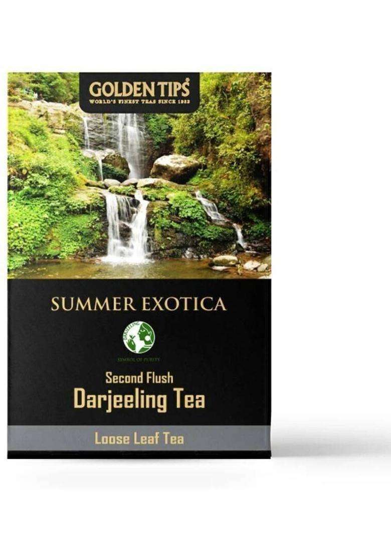 Golden Tips Summer Exotica Second Flush Darjeeling Black Tea Box&nbsp;&nbsp;(100 G) - Indya