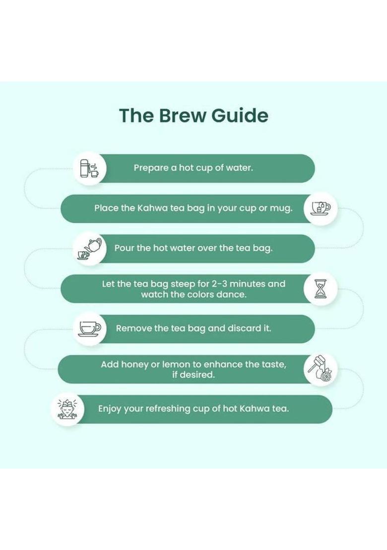 Apsara Tea Detoxifying Kahwa Green Tea Bags -72 Pcs,Spiced Kashmiri Detoxifying Kahwa Green Tea Bags Box (180 G)