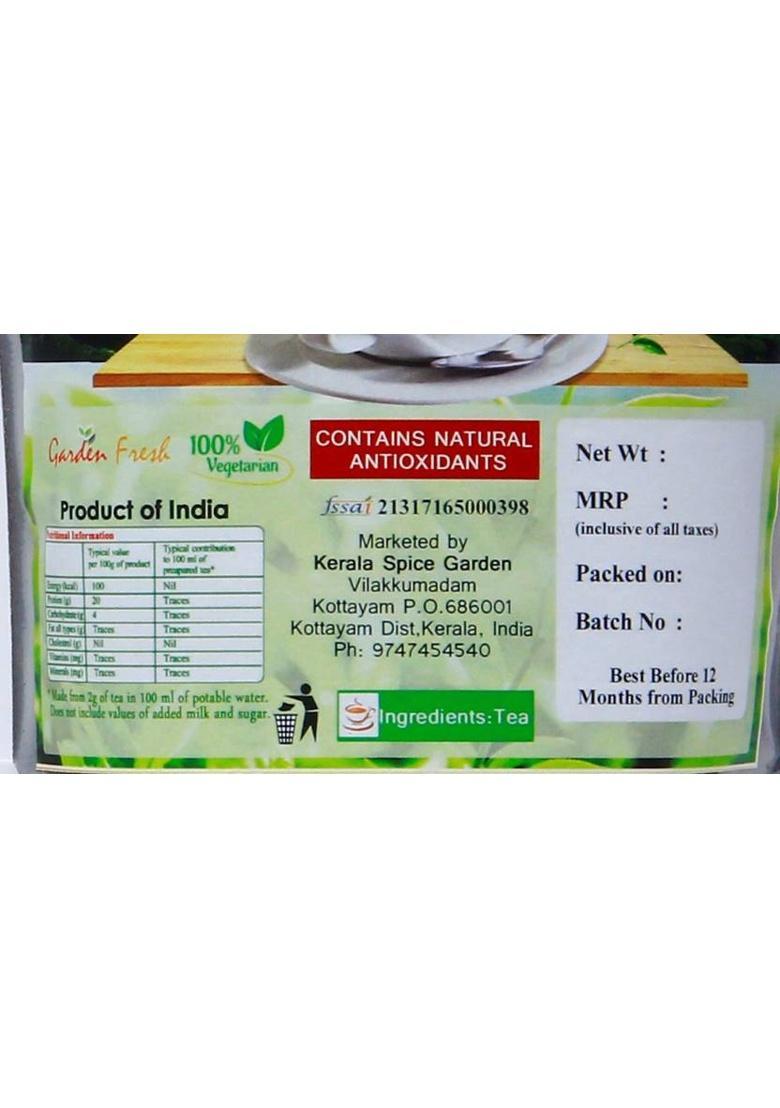 Kerala Spice Garden Kerala Special Premium Dust Tea Tea Vacuum Pack (1 Kg)