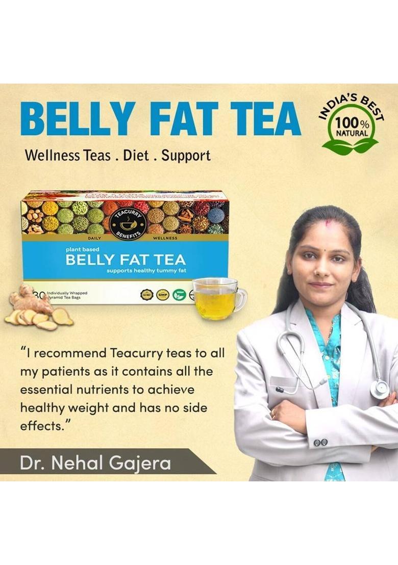 Teacurry Belly Fat Tea (1 Month Pack, 100 Grams)
