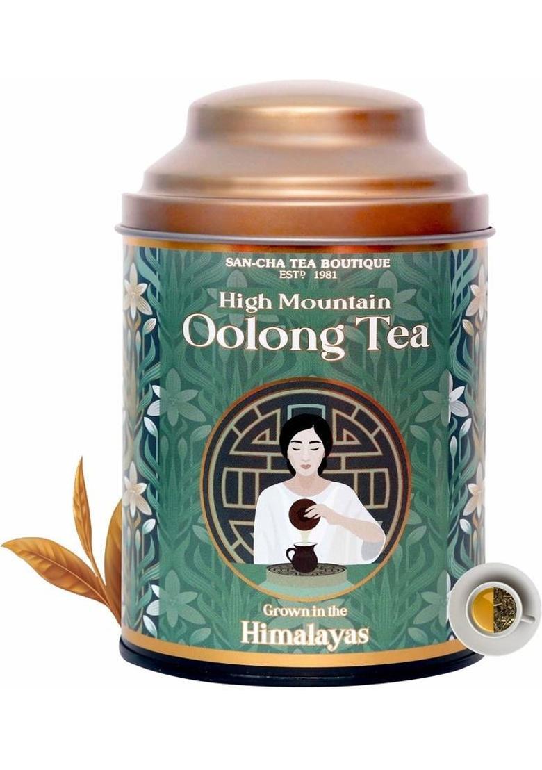 Sancha High Mountain|Loose Leaf Tea (150Cups)|100% Natural Tea|Slimming Unflavoured Oolong Tea Tin (50 G)