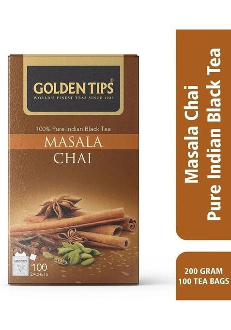 Golden Tips Indian Spices Masala Tea Bags Box&nbsp;&nbsp;(200 G)