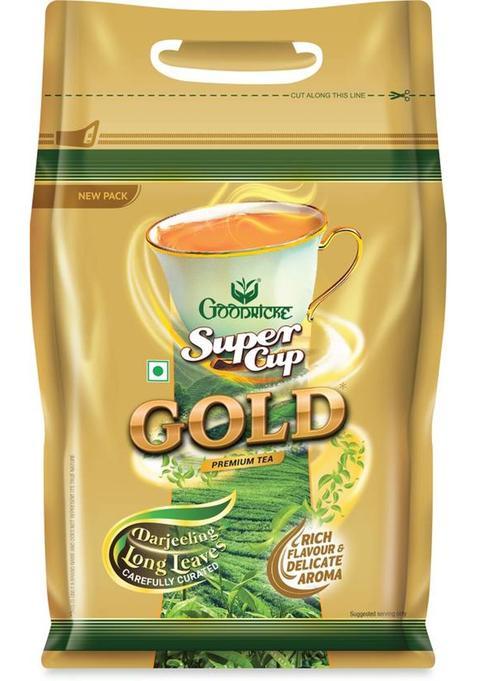 Goodricke Super Cup Gold 1 Kg | Darjeeling & Assam Tea Unflavoured Tea Blend Pouch&nbsp;&nbsp;(1 Kg)