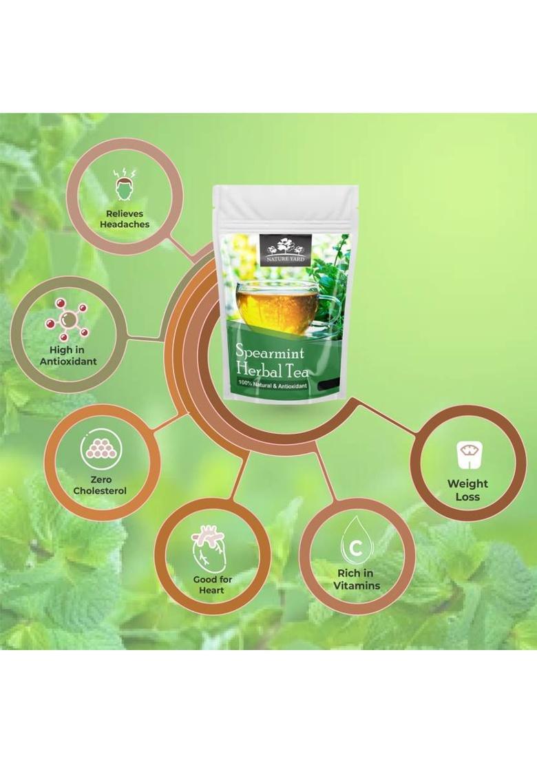 Nature Yard Spearmint Herbal Tea Leaves