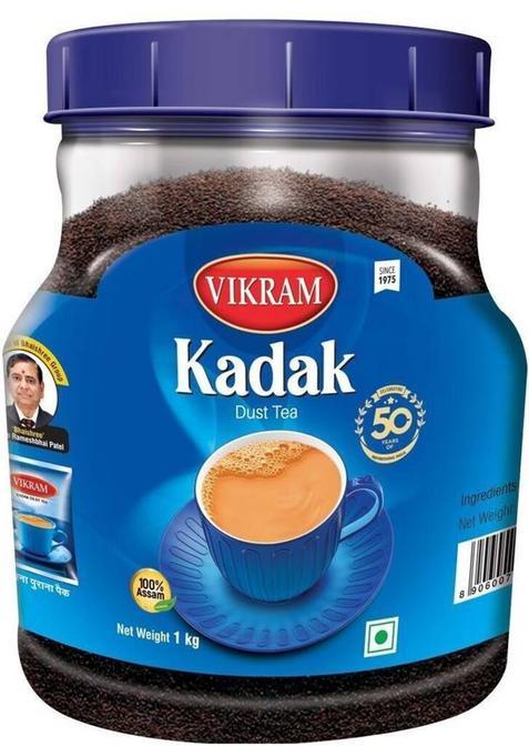 Vikram Kadak Dust Tea Black Tea Plastic Bottle&nbsp;&nbsp;(1 Kg)