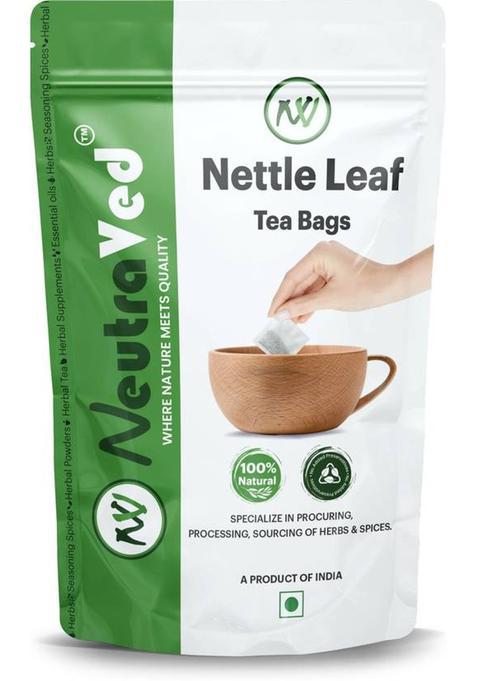 Neutraved Nettle Leaf Tea, Sun Dried Nettle Leaves Helps In Detoxify, Control Blood Sugar Herbal Tea Bags Pouch&nbsp;&nbsp;(40 Bags)