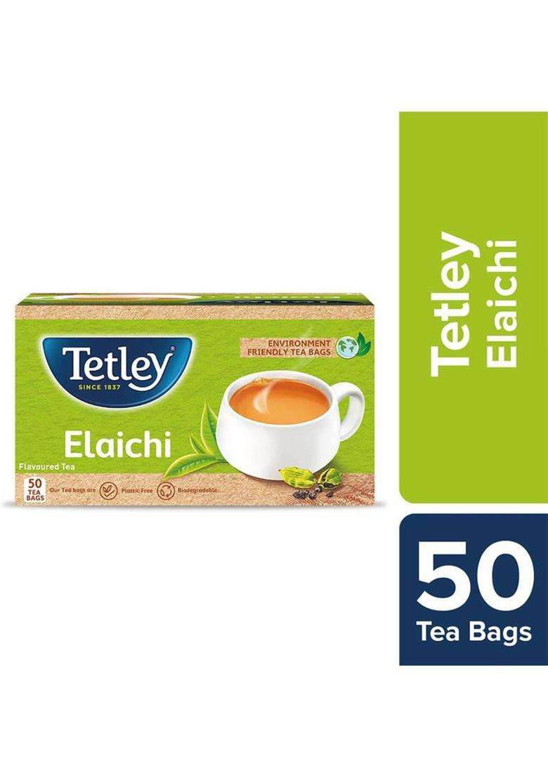 Tetley Elaichi Tea Bags Box&nbsp;&nbsp;(50 Bags) - Indya