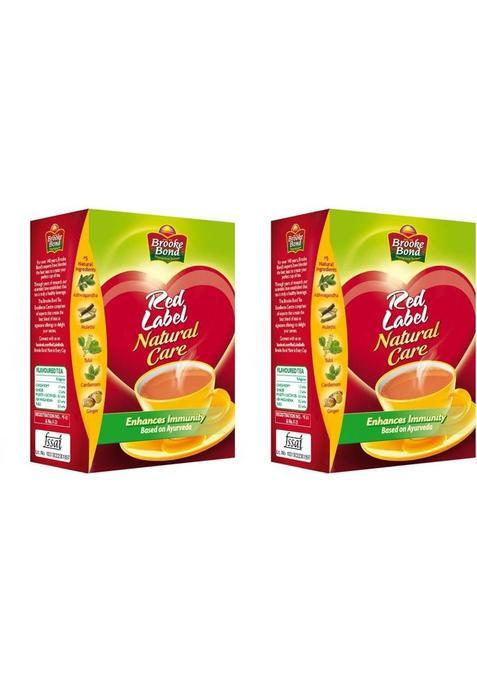 Red Label Natural Care 250 Gram Pack Of 2 Tea Box&nbsp;&nbsp;(2 X 250 G)