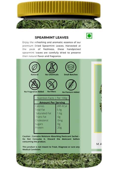 Rejuve Naturelles Premium Spearmint Tea 100G | Freshly Packed Herbal Tea For Pcos,Pcod Herbal Tea Plastic Bottle (100 G)