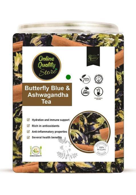 Online Quality Store Organic Butterfly Blue Pea Flower & Ashwagandha Tea