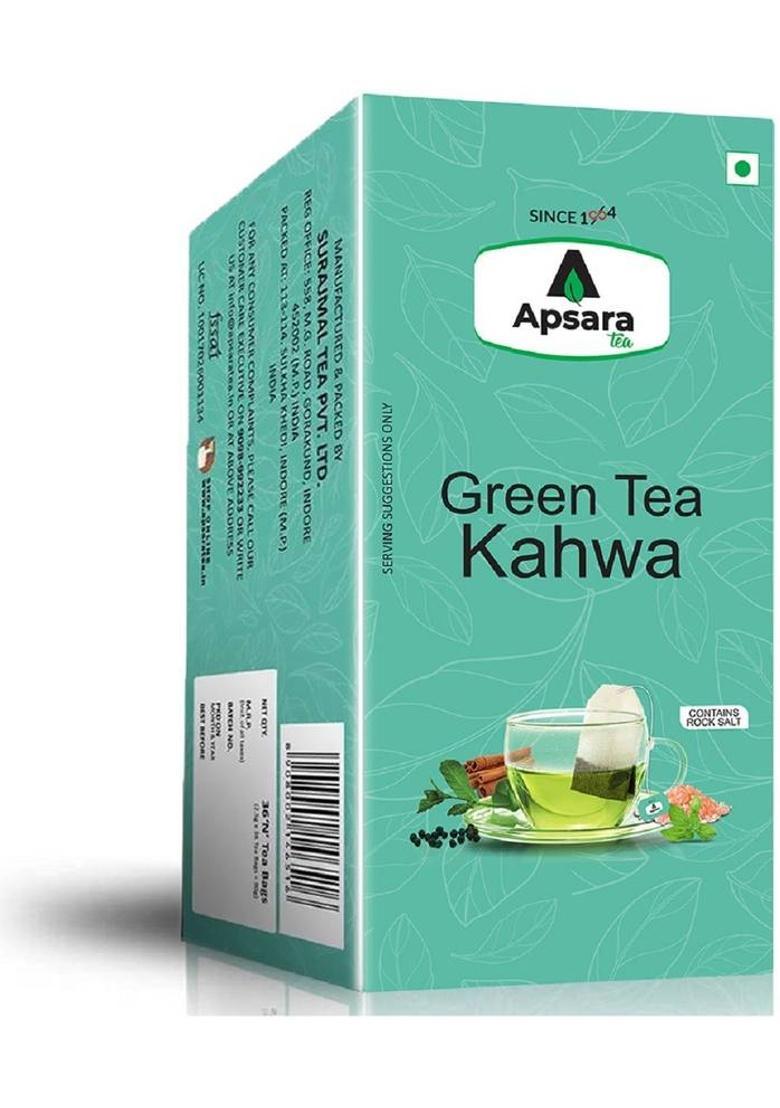 Apsara Tea Kawha Green Tea 36 Tea Bag Herbs Green Tea Bags Box (90 G)
