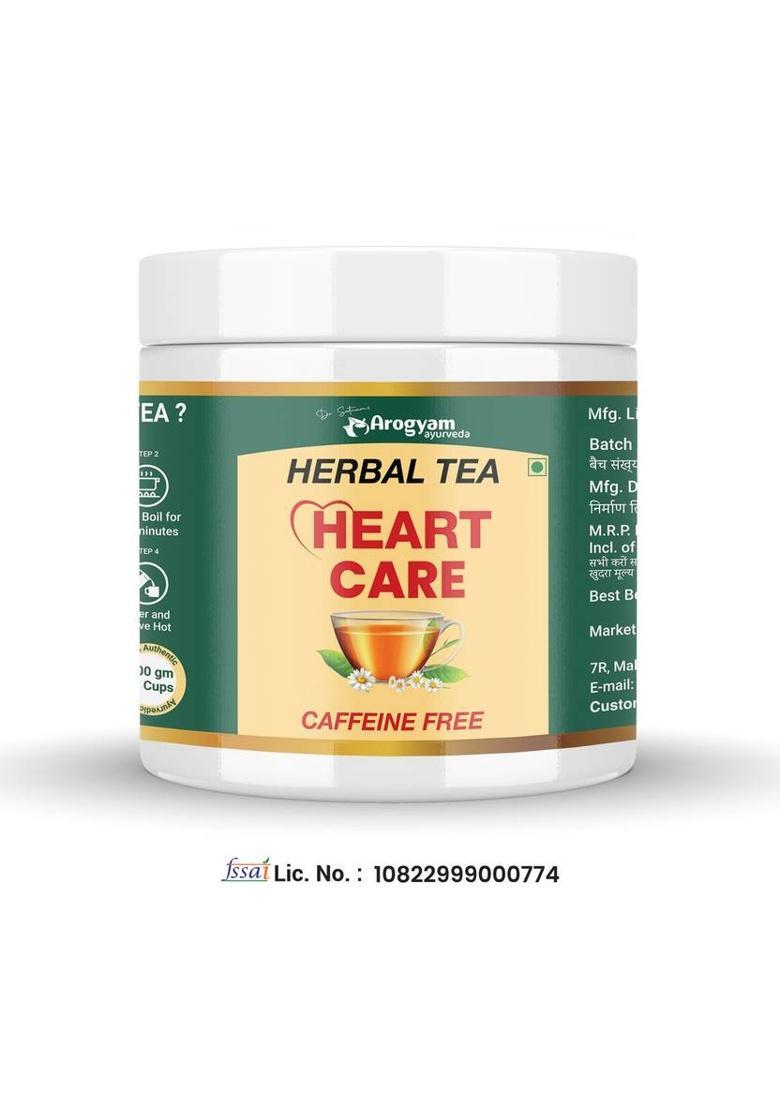 Dr.Satnam'S Arogyam Ayurveda Tea For Heart Care Brahmi Herbal Tea Plastic Bottle (100 G)