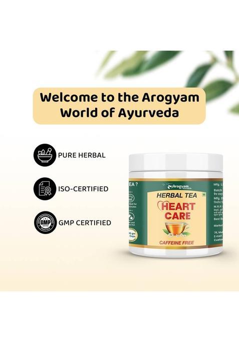 Dr.Satnam'S Arogyam Ayurveda Tea For Heart Care Brahmi Herbal Tea Plastic Bottle (100 G)