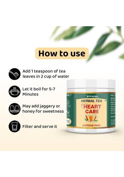 Dr.Satnam'S Arogyam Ayurveda Tea For Heart Care Brahmi Herbal Tea Plastic Bottle (100 G)