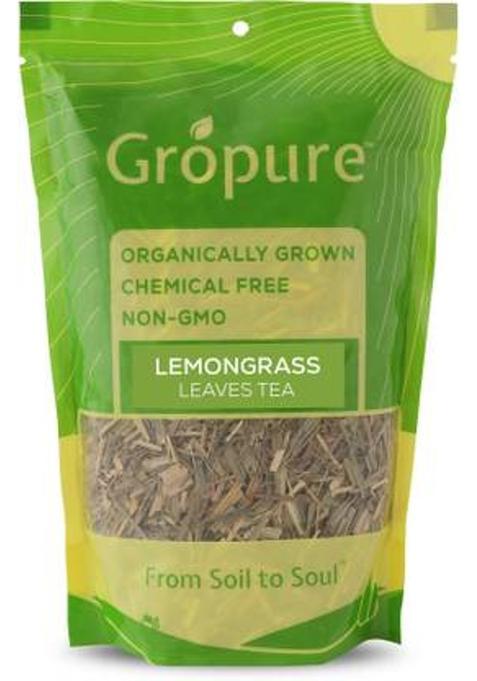 Gropure Organic Lemongrass Leaves Tea Lemon Grass Green Tea Pouch (100 G)