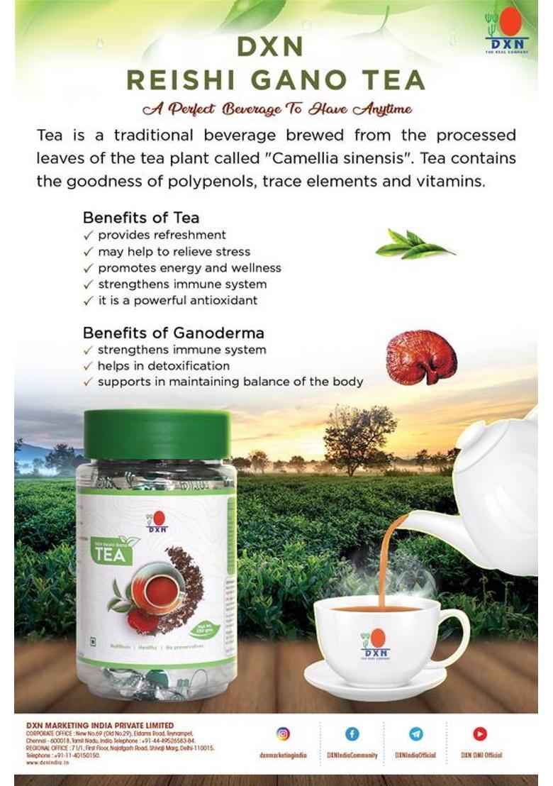 Dxn Rg Tea Herbal Tea Bags Mason Jar (2 X 250 G)