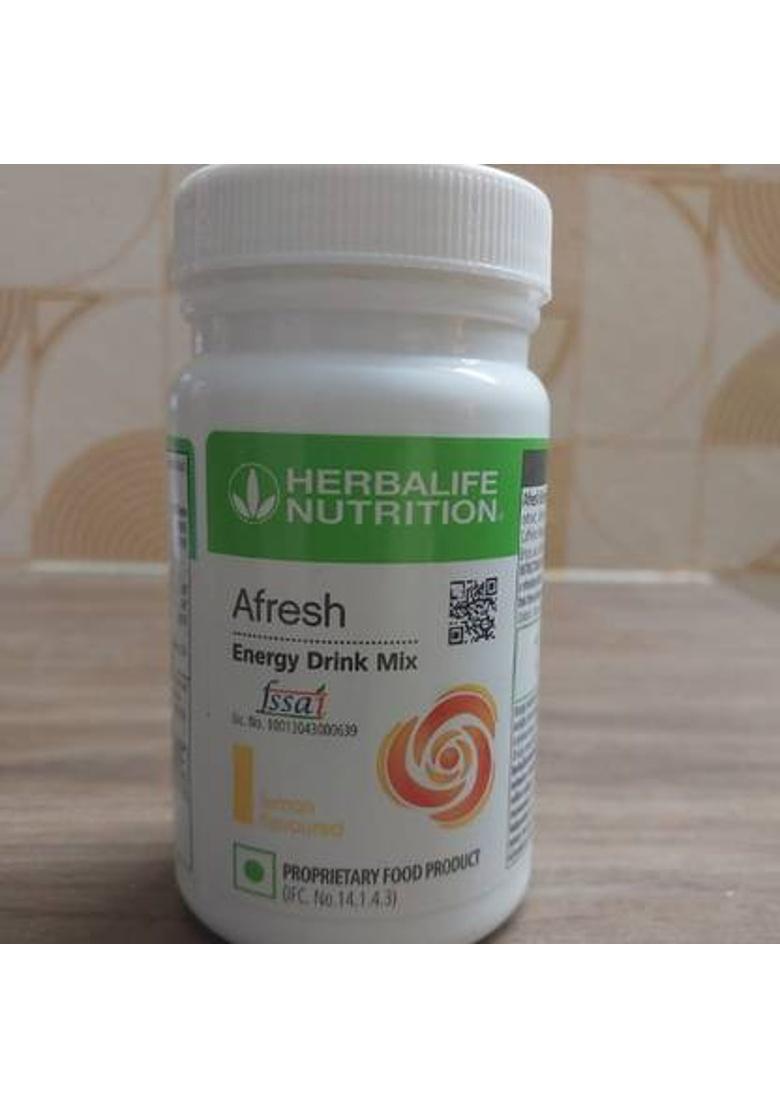 Herbal Nutrition Life Herbalife Nutrition Lemon Afresh 50Gm Lemon Green Tea Plastic Bottle (50 G)