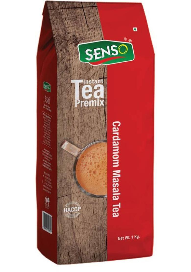Senso Cardamom Masala Tea 1 Kg Pack, Strong Chai- Premium Powdered Tea Premix, Masala Elaichi Chai Natural Tea With Natural Cardamom | Instant Tea Premix Vending Machine Chai… Spices Instant Tea Box (1000 G)