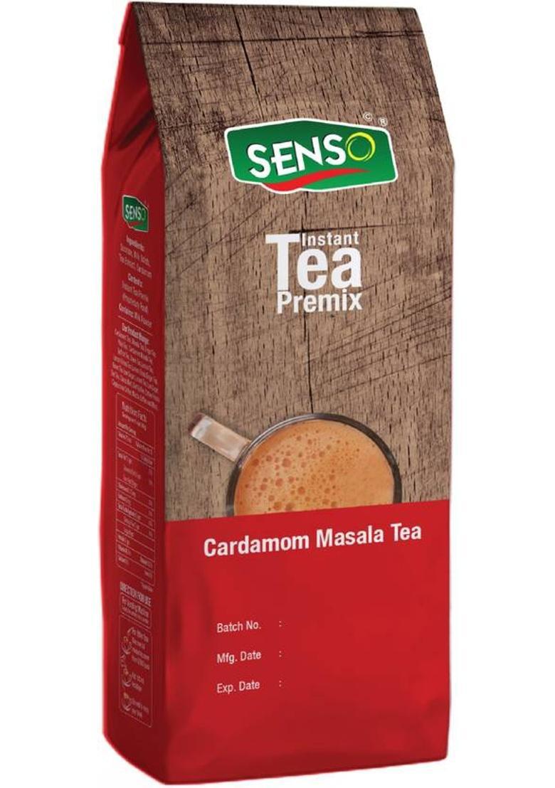 Senso Cardamom Masala Tea 1 Kg Pack, Strong Chai- Premium Powdered Tea Premix, Masala Elaichi Chai Natural Tea With Natural Cardamom | Instant Tea Premix Vending Machine Chai… Spices Instant Tea Box (1000 G)