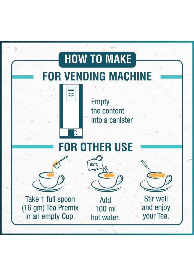 Senso Cardamom Masala Tea 1 Kg Pack, Strong Chai- Premium Powdered Tea Premix, Masala Elaichi Chai Natural Tea With Natural Cardamom | Instant Tea Premix Vending Machine Chai… Spices Instant Tea Box (1000 G)