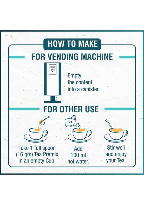 Senso Cardamom Masala Tea 1 Kg Pack, Strong Chai- Premium Powdered Tea Premix, Masala Elaichi Chai Natural Tea With Natural Cardamom | Instant Tea Premix Vending Machine Chai… Spices Instant Tea Box (1000 G)