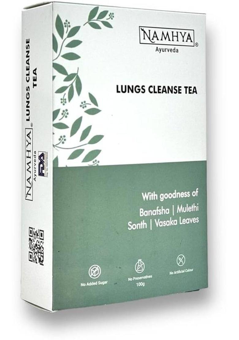 Namhya Foods Lungs Cleanse Tea Herbal Tea Pouch (100 G)