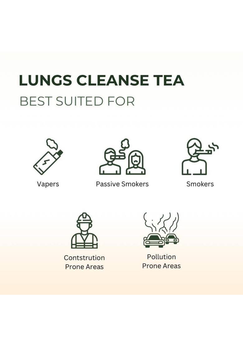 Namhya Foods Lungs Cleanse Tea Herbal Tea Pouch (100 G)