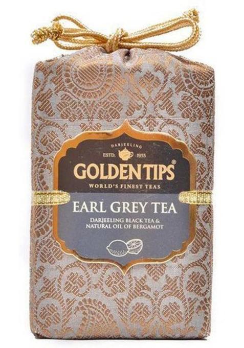 Golden Tips Earl Grey In Brocade Bag Black Tea Pouch&nbsp;&nbsp;(200 G)