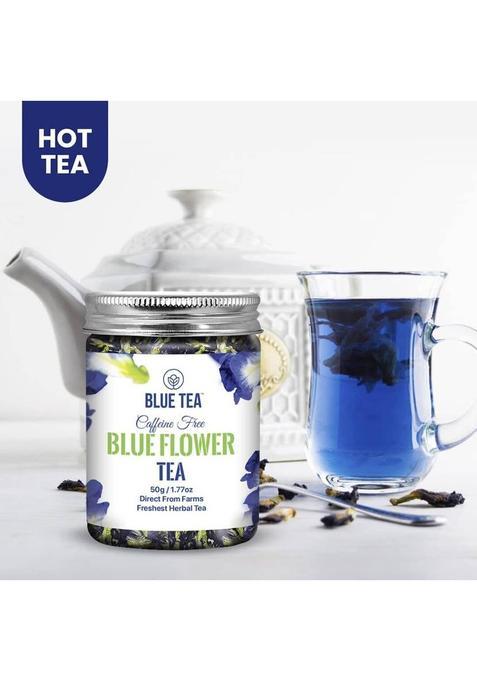 Blue Tea Butterfly Pea Flower- Certified Organic & Egyptian Hibiscus Flower Herbal Tea