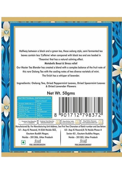 Sancha Mint Oolong Tea|Loose Leaf Tea|100% Natural Slimming Tea|Himalayan Mint Oolong Tea Tin (50 G)