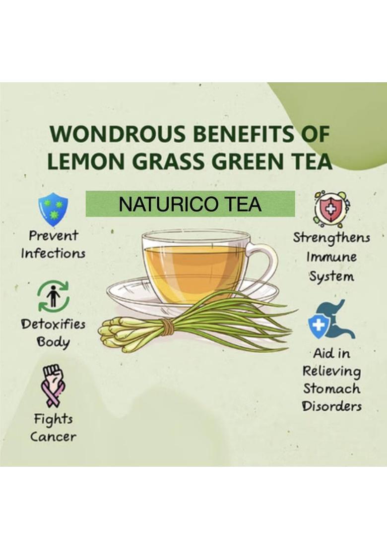 Naturico Lemon Grass Green Tea