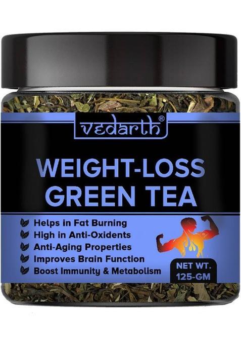 Vedarth Organics Weight Loss Green Tea (Whole Dried Leafs) Fat Burner- 50 Cups Green Tea Plastic Bottle&nbsp;&nbsp;(125 G)