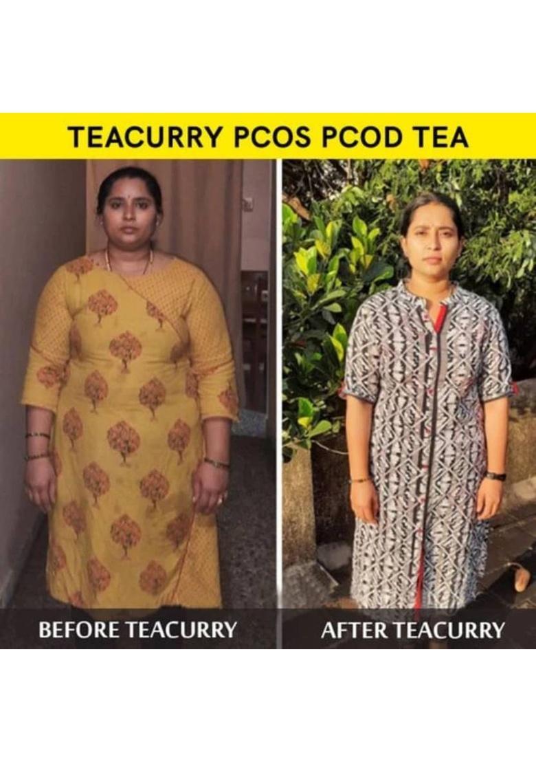 Teacurry 30 Day Pcos Tea With Free Diet Chart | 100 Grams Of Pcos Tea Leaf, 100 Cups | Helps Cure Acne, Facial Hair Growth, Scalp Hair Loss, Hormonal Imbalance | Pcos Pcod Tea | Spearmint Tea For Pcos Assorted Herbal Tea Pouch (100 G)