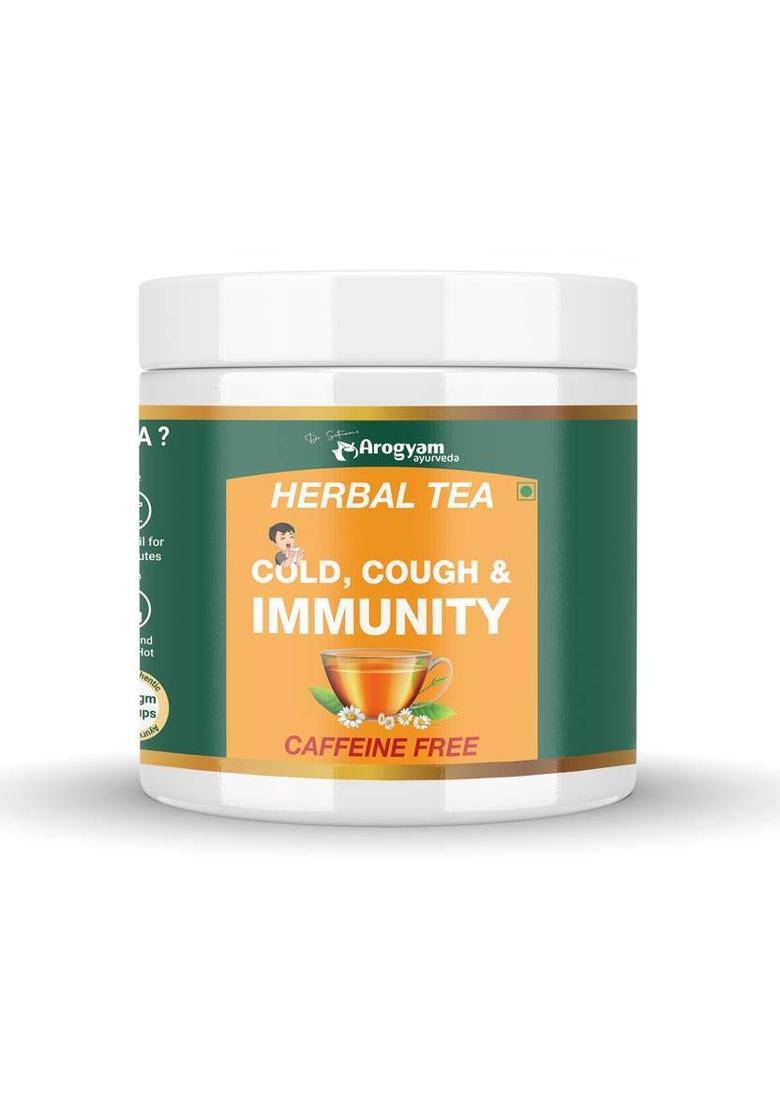 Dr.Satnam'S Arogyam Ayurveda Tea For Cough, Cold And Immunity Honey Herbal Tea Plastic Bottle (100 G)