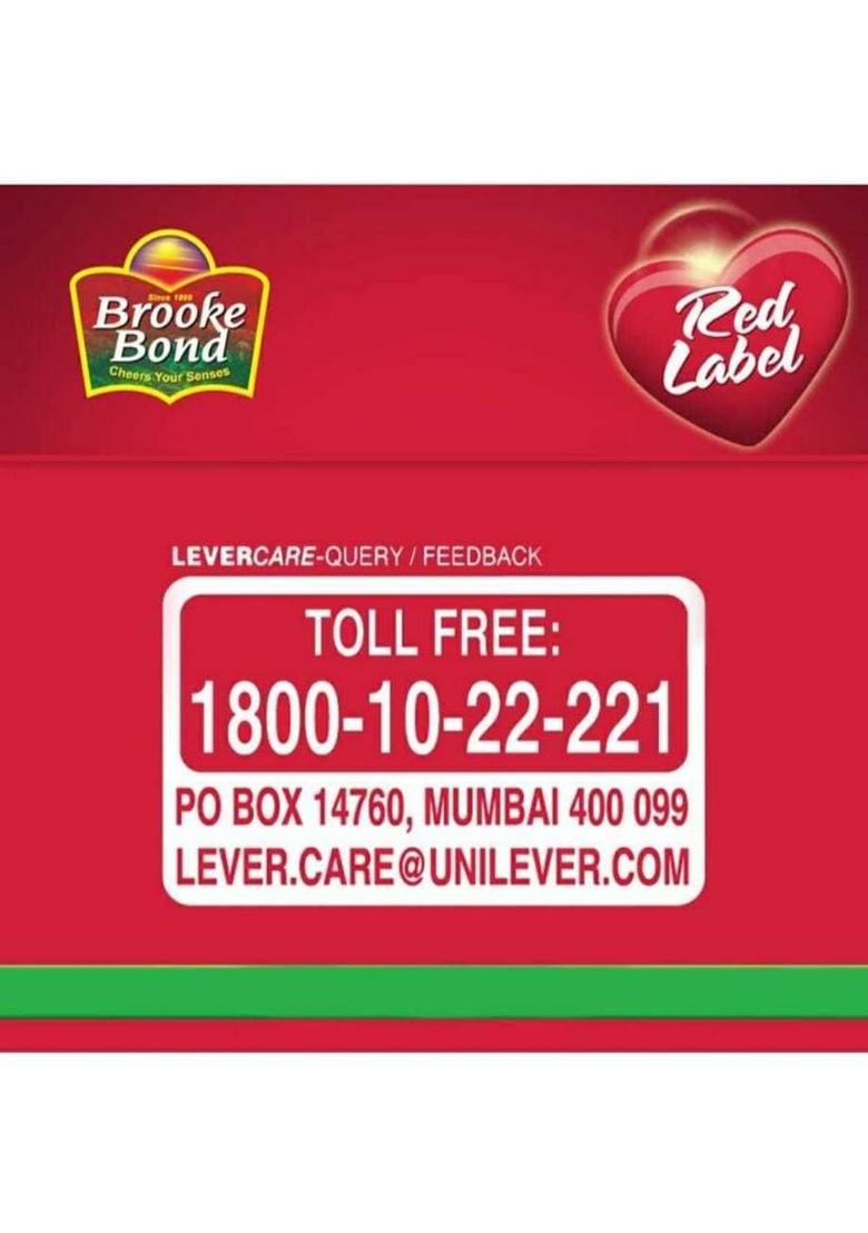 Red Label Tea Pouch Black Tea Pouch (1 Kg)