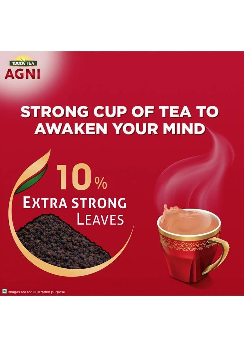 Tata Tea Agni | Strong Chai Black Tea Pouch (1000 G)