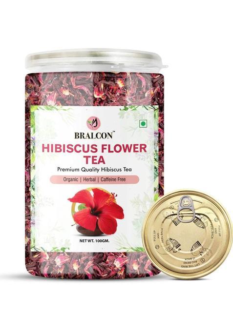 Bralcon Butterfly Pea Flower Tea, Hibiscus Flower Tea, Chamomile Flower Tea- 100G Each | Herbal Tea Plastic Bottle (3 X 100 G)