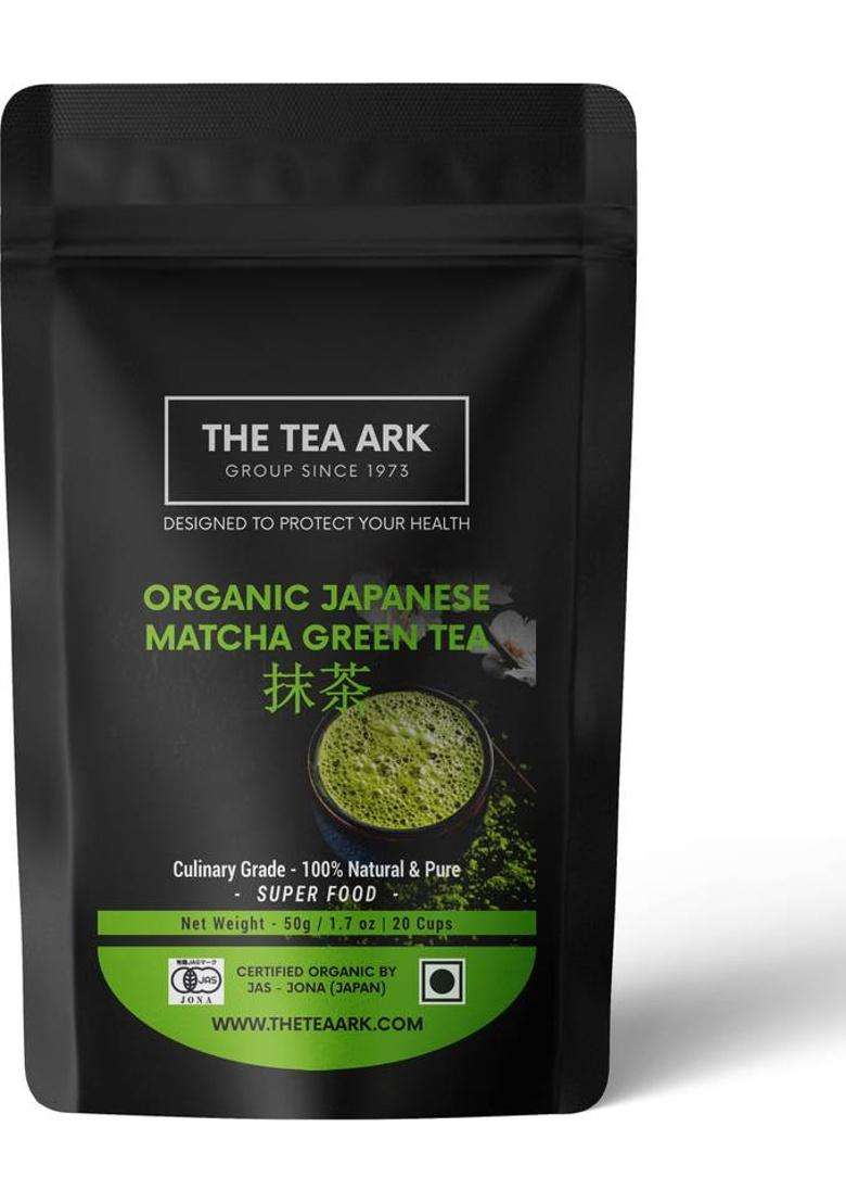 The Tea Ark Organic Matcha Green Tea Powder,Japanese Superfood Weight Management &Skin Care Matcha Tea Pouch&nbsp;&nbsp;(50 G) - Indya