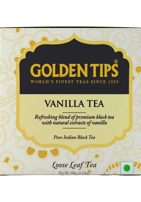 Golden Tips Fresh Darjeeling Loose Leaf Vanilla Black Tea Tin&nbsp;&nbsp;(100 G)