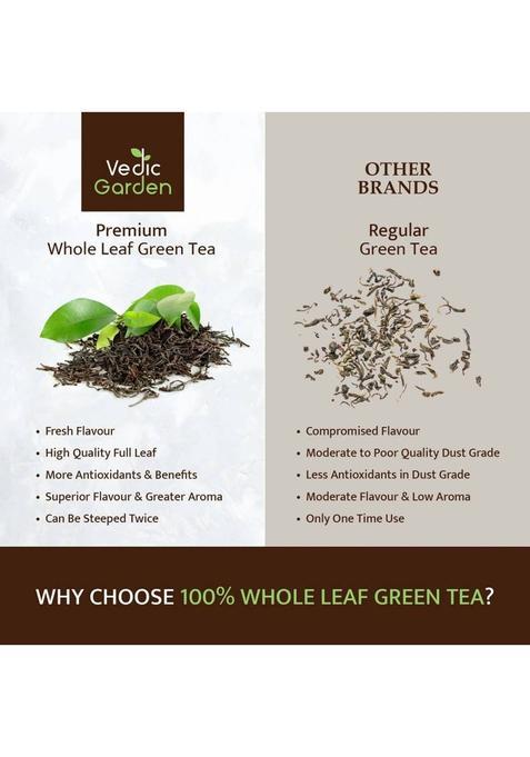 Vedic Garden Detox Kahwa Green Tea 100Gm Tulsi, Ginger, Turmeric, Cinnamon, Cloves Green Tea Tin (100 G)