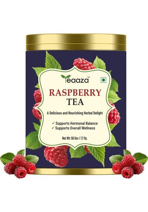 Teaaza Organic Raspberry Tea For Pcos–Tea For Reproductive Health, Female Wellness Herbal Tea Box&nbsp;&nbsp;(50 G)