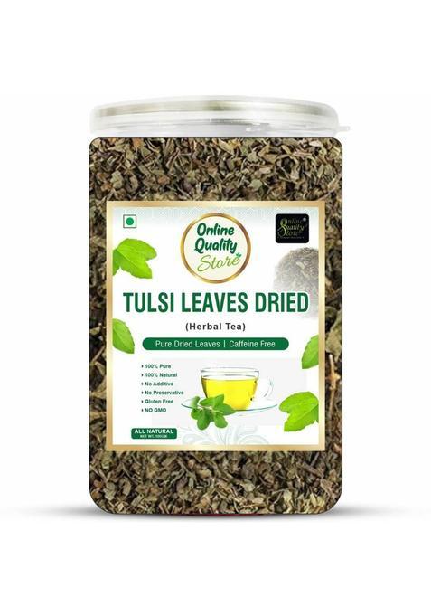 Online Quality Store Combo Of Tulsi Leaves Tea (100G) + Green Tea (100G) | Green Tea Plastic Bottle (2 X 100 G)