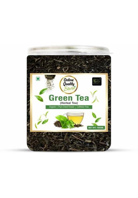 Online Quality Store Combo Of Tulsi Leaves Tea (100G) + Green Tea (100G) | Green Tea Plastic Bottle (2 X 100 G)