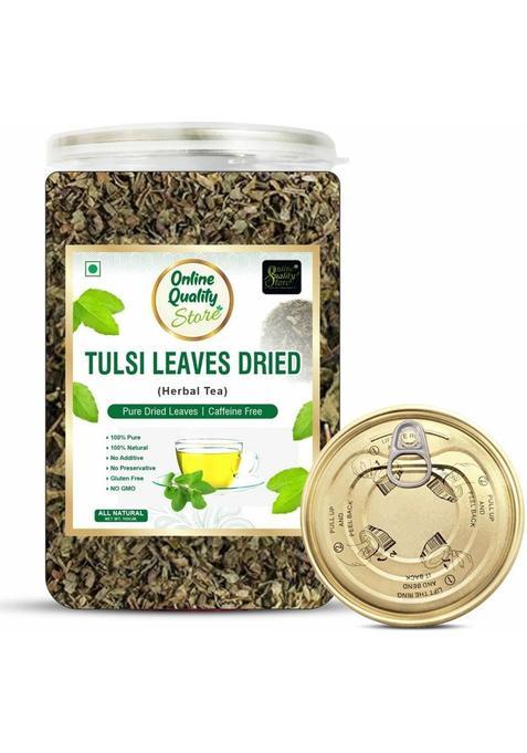 Online Quality Store Combo Of Tulsi Leaves Tea (100G) + Green Tea (100G) | Green Tea Plastic Bottle (2 X 100 G)