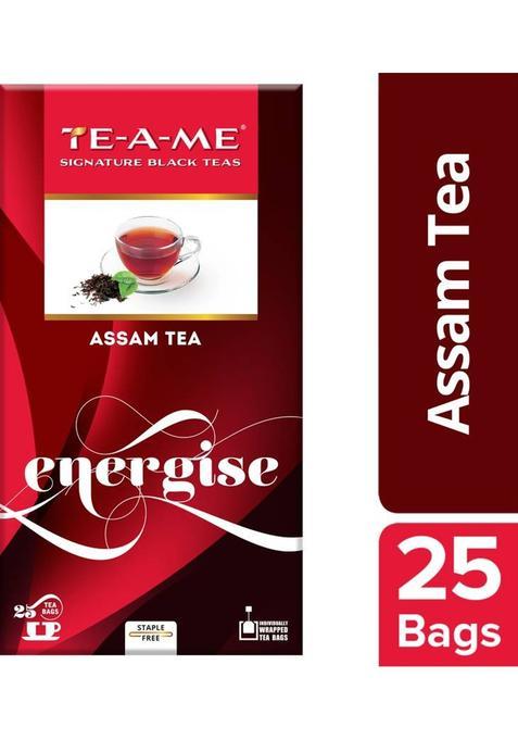 Te-A-Me Assam Black Tea Black Tea Bags Box&nbsp;&nbsp;(25 Bags)