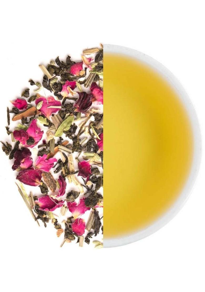 Tearaja Slimming Magical Ayurvedic Herbal Tea Cardamom, Liquorice, Black Pepper, Lemon, Lemon Grass, Rose Herbal Tea Vacuum Pack (100 G)