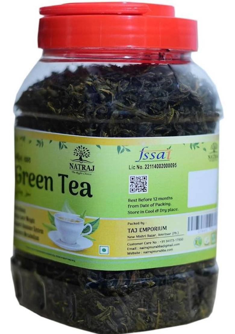 Natraj The Right Choice Premium Loose Green Tea Leaves For Weight Loss And Improve Immunity, 300 Grams Jar Green Tea Box (300 G)