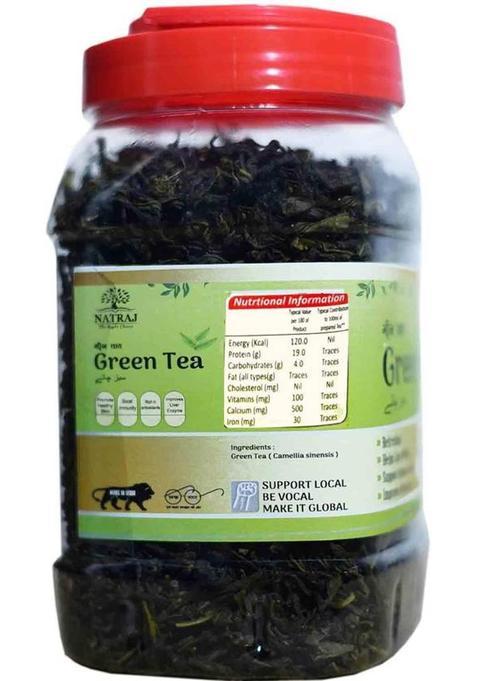 Natraj The Right Choice Premium Loose Green Tea Leaves For Weight Loss And Improve Immunity, 300 Grams Jar Green Tea Box (300 G)